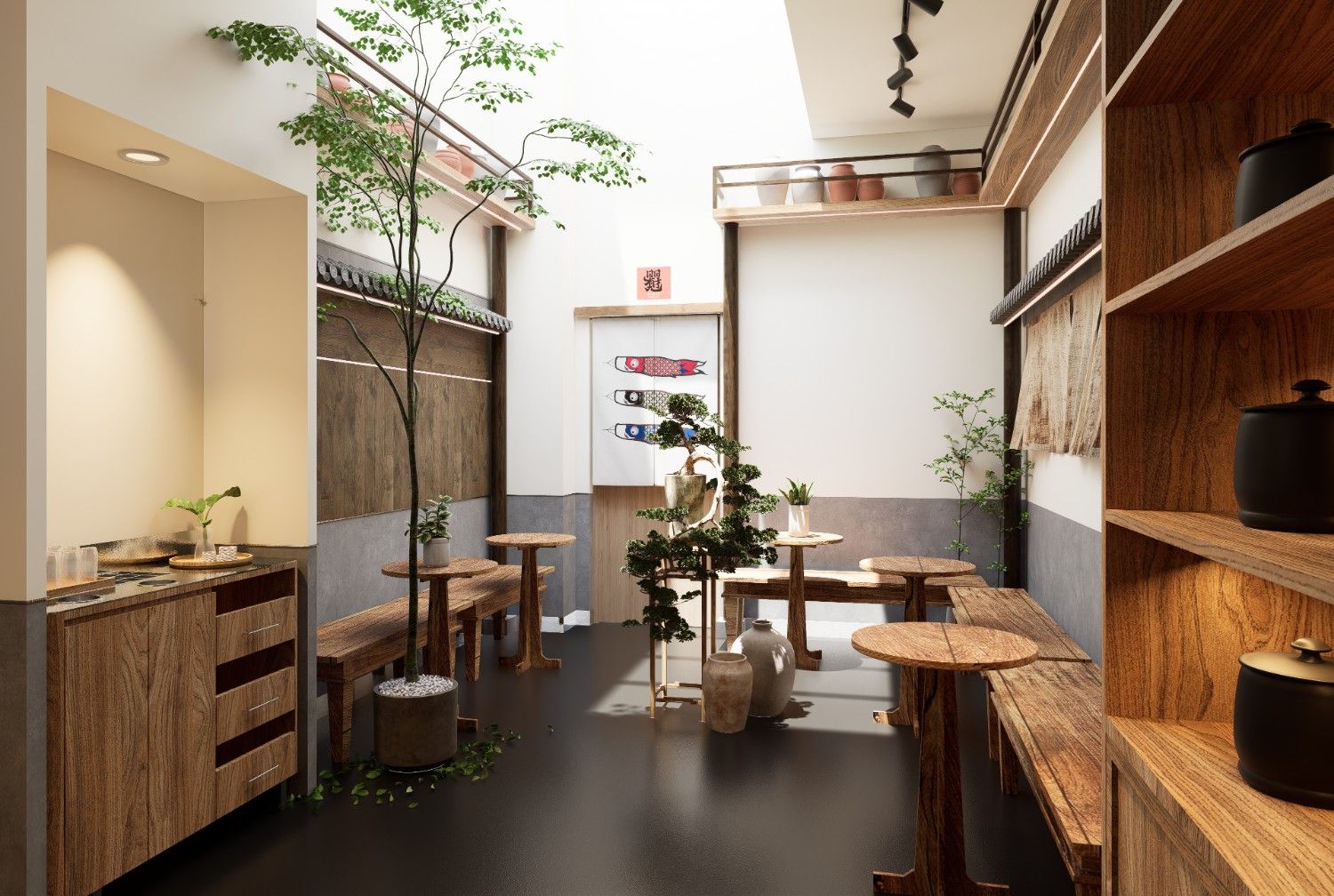 Amacha – 46 Pagoda St Interior Design Singapore
