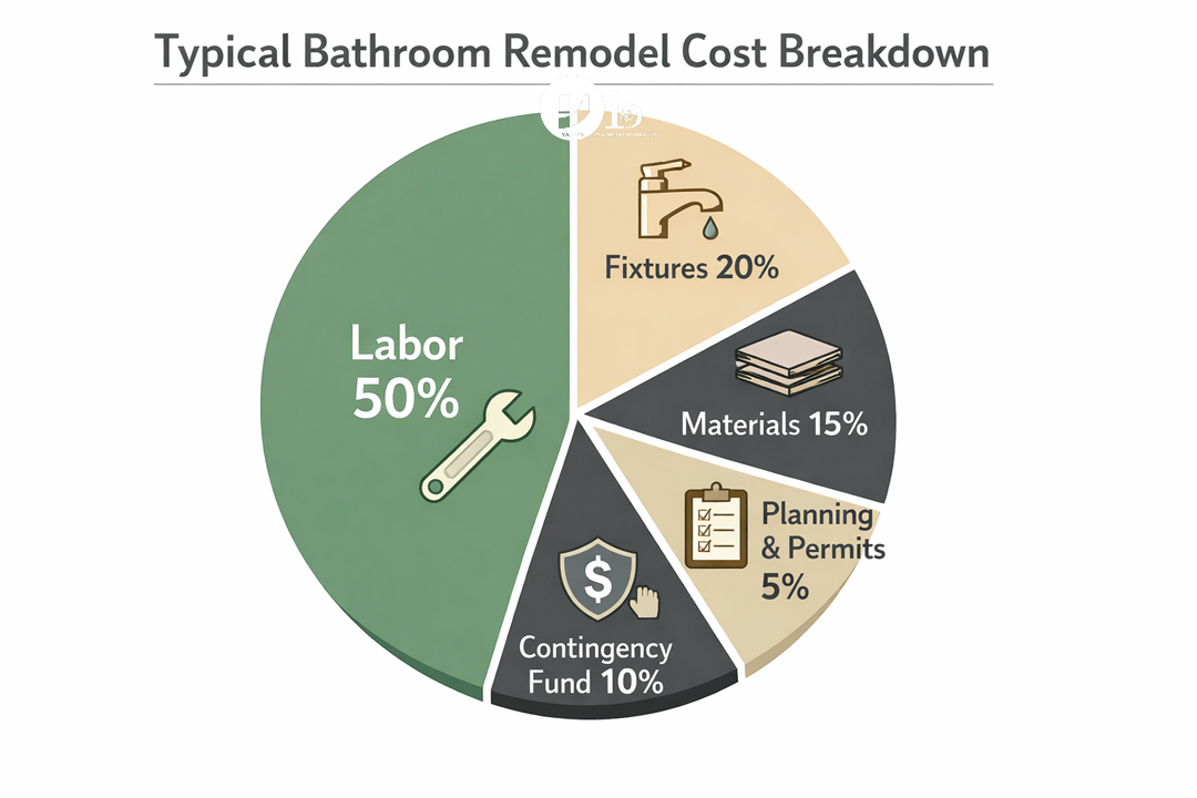Typical Bathroom Remodel Cost Breakdown